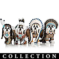 Feathers 'N Fur Shih Tzu Figurine Collection
