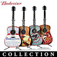 Budweiser Music And Memories Guitar Sculpture Collection