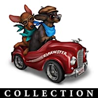 Fast And Furr-iest Dachshund Figurine Collection