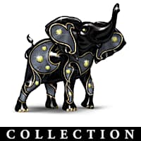 Empowering Crystal Elegance Elephant Figurine Collection