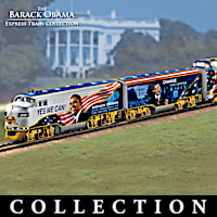 "The Barack Obama Express" Illuminated Model Train