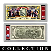 Donald J. Trump 45th And 47th $2 Bill Currency Collection