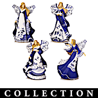 The Angelic Beauties Of Blue Willow Figurine Collection