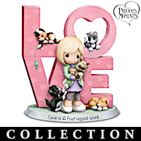 Precious Moments Blessed & Cat Obsessed Figurine Collection