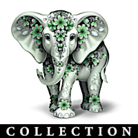 Blessings Of Good Fortune Elephant Figurine Collection