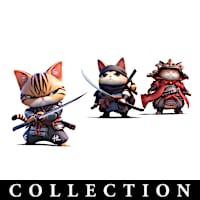 Cats Of The Cat-akari Clan ﻿Figurine Collection