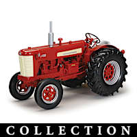 Farmall W450 Wide Front Diecast Tractor And Harvester