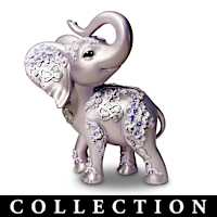 Blessings Of Good Fortune Elephant Figurine Collection
