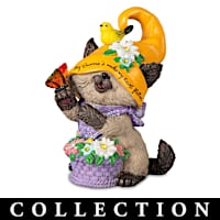 Gnomies Meow And Fur-ever Figurine Collection