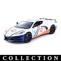 Built To Race In Blue And Orange Diecast Car Collection