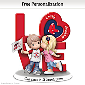 Our Love Is A Grand Slam Red Sox Personalized Figurine