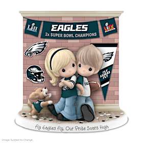 Fly Eagles Fly, Our Pride Soars High Figurine