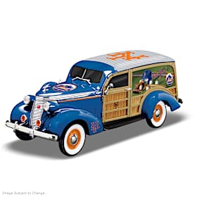 Cruising To Victory Mets Woody Wagon Sculpture