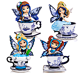 Jasmine Becket-Griffith Blue Willow Figurine Collection