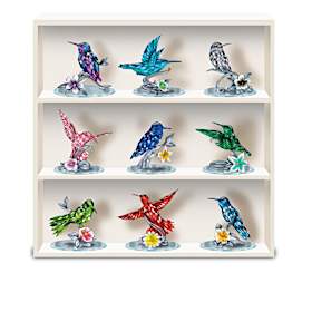 Reflections Of The Hummingbird Figurine Collection