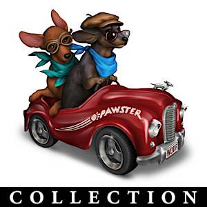 Fast And Furr-iest Dachshund Figurine Collection