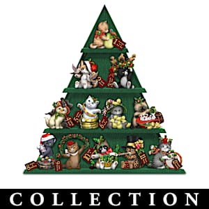 Kayomi Harai's 12 Days Of Christ-meows Figurine Collection