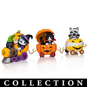 Happy Meow-loween Express Figurine Collection
