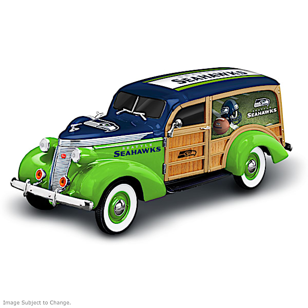 Cruising To Victory Seattle Seahawks 1:18-Scale 1937 Woody