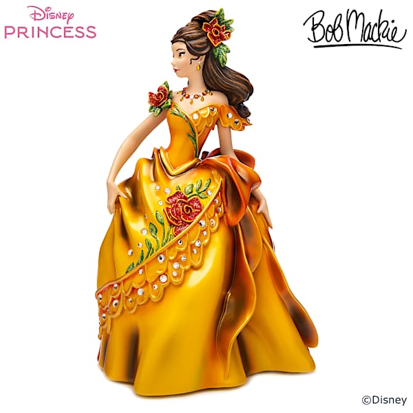 Disney Princess Belle Figurine Featuring Bob Mackie Fashion Design