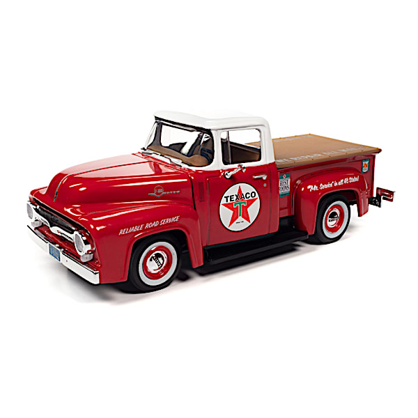 1:24-Scale Texaco 1956 Ford F-100 Service Station Shop Diecast 