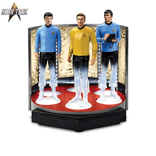 STAR TREK To Boldly Go Hand-Painted Transporter Figurine